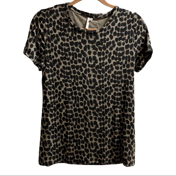 Banana Republic Signature Tee Animal Print SzSP - Picture 1 of 5
